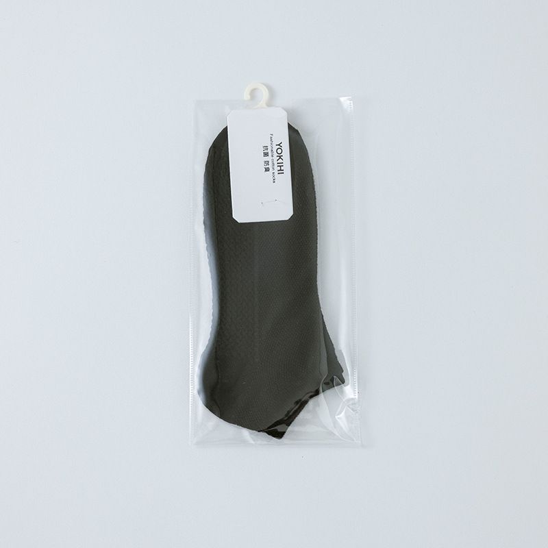 2025d Individually Packaged Men's Summer Cotton Breathable Sweat-Absorbing Odor-Resistant Mesh Thin Solid Color Short Tube_voghion.com