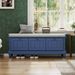Classic Storage Bench With Cushioned Seat And Three Drawers For Entryway And Living Room_voghion.com