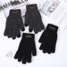 Autumn Winter Fleece-Lined Thickened Men's Outdoor Casual Fishing Cycling Cold-Proof Windproof Knitted Wool Warm Gloves_voghion.com