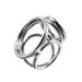 Anillo de metal de acero inoxidable BDSM, anillo de hierro, anillo de cuatro anillos, anillo de extensión, anillo de esclavitud para huevos, anillo de erección para escroto._voghion.com
