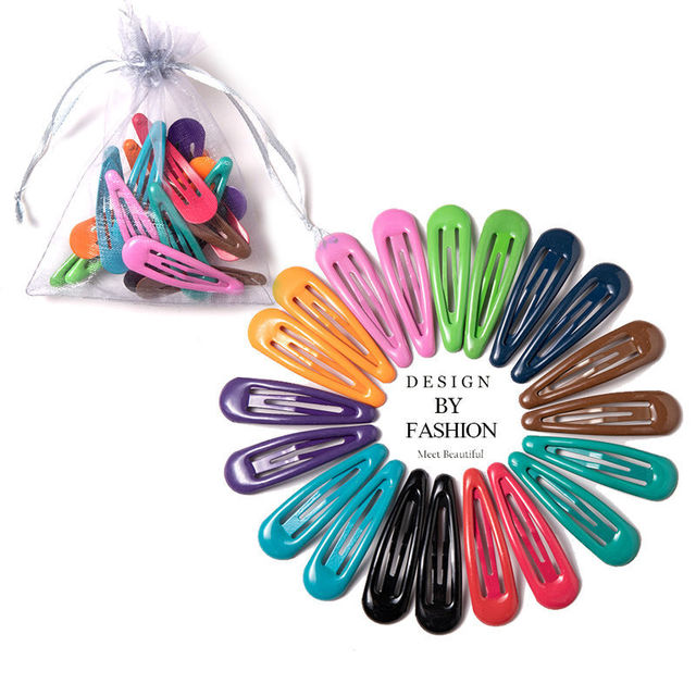 20/10/30/40 neue Frauen Mädchen Nette Bunte Wassertropfen Form Haarnadeln Süße Haar Clips Barrettes Rutschte Clip Mode Haar Zubehör_voghion.com