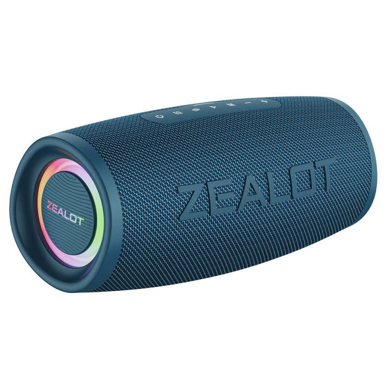 ZEALOT S56 40W haut-parleurs portables basse caisson de basses sans fil IPX6 étanche TWS 8800mAh haut-parleur de voyage en plein air support USB/TF/AUX_voghion.com