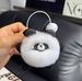 Cute Rex Rabbit Hair Red Panda Car Keychain Pendant Sexual Creative Plush Doll Doll Book Bag Pendant_voghion.com