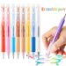 S902 Click Erasable Gel Pens, 0.7mm Fine Tip, 24 Vibrant Colors For Smooth Writing & Drawing, Quick-Dry No-Smudge Ink, Ideal For Students_voghion.com