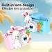 【High Quality】 Mini Digital Photo And Video High Pixel Cartoon Children's DSLR Gift Cute Little White Rabbit Camera_voghion.com