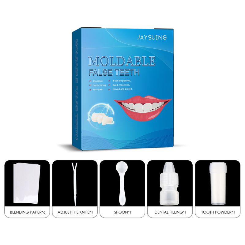 Shapeable Dental Jaysuing Gel Set, Party Makeup, Temporary Filling of Teeth Holes, Filling of Teeth Gaps, and Prost_voghion.com