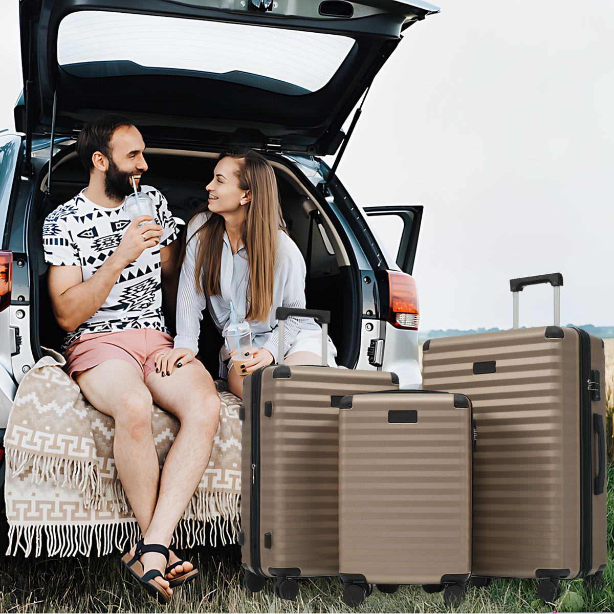 Set di 3 cassetti (M, L, XL) con volume variabile, ABS-Hartschale, TSA-Schloss, 360°-Rollen_voghion.com