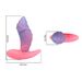 Anal Plug With Raised Dots And Mixed Colors, Super Thick Silicone Anal Plug For Men And Women, Anal Dilator And Masturbator_voghion.com