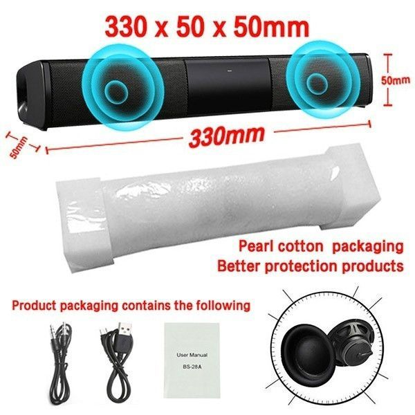 Home Theater Sound System Bluetooth Speaker Computer Speakers For TV Soundbar Box Subwoofer Radio Music Center Boom Box Column_voghion.com