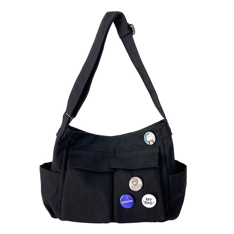 Crossbody Bag Canvas Fashion Travel Couple Bag Large Capacity Casual Shoulder Bag_voghion.com