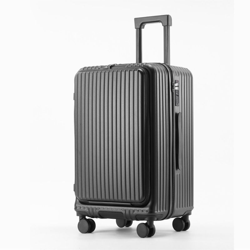 24 Inch Front Opening Suitcase Multifunctional Small Travel Trolley Case 22 Inch Strong And Durable 26 Inch_voghion.com