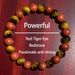 TK Tiger Eye & Red Stone Crystal Bracelet – Wealth Attracting Unisex Energy Jewelry, Natural Gemstone Bracelet_voghion.com