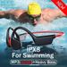 True Bone Conduction Headset IPX8 32GB Bluetooth 5.3 Wireless Swimming Headphone With Microphone Waterproof Exercise_voghion.com