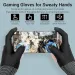 Manicotto elastico per pollice a 2 dita per guanti da gioco per cellulare e tablet, traspirante e anti-sudore, per touch screen._voghion.com
