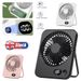 Tragbarer kleiner Mini-Ventilator, wiederaufladbarer Tischventilator, leiser Tischlüfter mit 5 Geschwindigkeiten_voghion.com