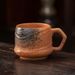Creative Set Rustic Handmade Coffee Mug Ceramic Household Kiln-Change Japanese Style Milk Breakfast Cup_voghion.com