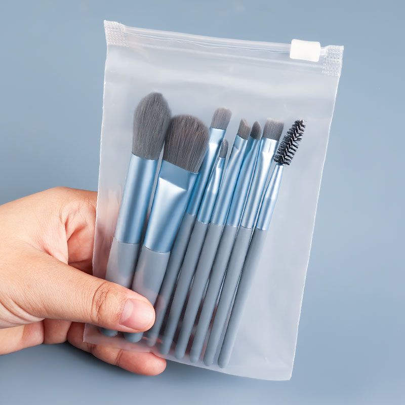 8Pcs-14Pcs makeup brush set mini powder blusher eye shadow brush professional loose foundation make-up sticker_voghion.com