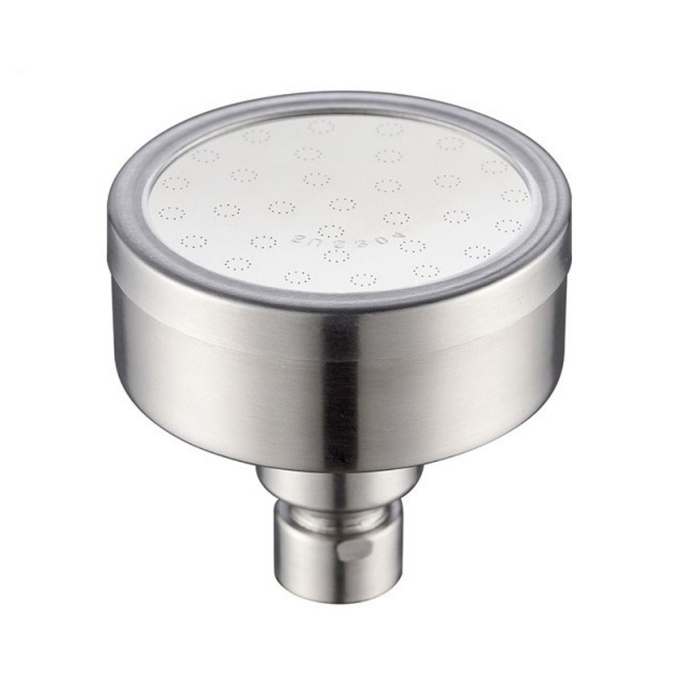 Duschkopf aus Edelstahl 304 – unter Druck stehender, wassersparender, abnehmbarer Badezimmer-Sprühkopf EU_voghion.com