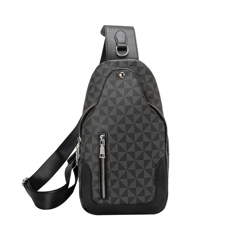 Messenger Bag 2023 New High-quality Windmill Print Chest Bag Fashionable and Versatile Casual High-end Shoulder Bag Men's Waistbag_voghion.com