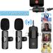 Für IPhone/Android Wireless Lavalier-mikrofon Audio Video Aufnahme Mini Mic_voghion.com