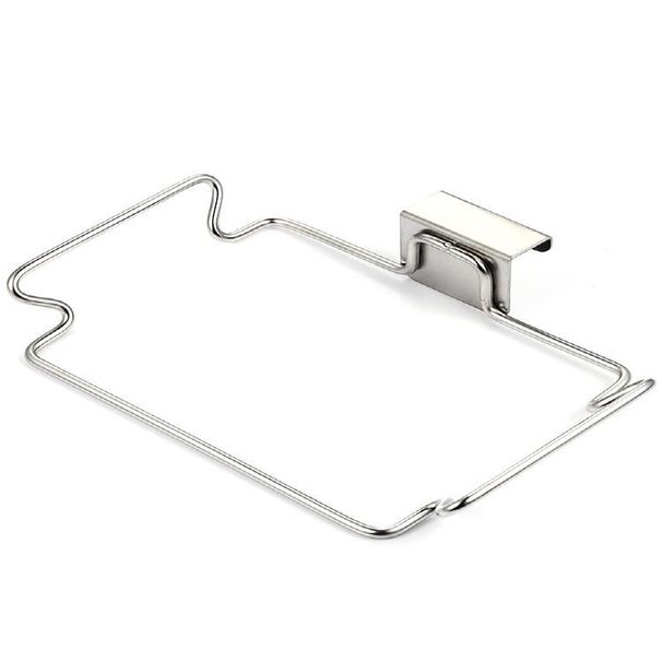 Σχάρα σκουπιδιών κουζίνας Ντουλάπα πόρτας Θήκη για σακούλες σκουπιδιών Ντουλάπα από ανοξείδωτο χάλυβα Θήκη αποθήκευσης σκουπιδιών_voghion.com