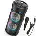 30W Wireless Column Big Power Stereo Portable Bluetooth Speaker Subwoofer Bass Party Speakers With Microphone Family_voghion.com