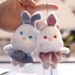 Small Bunny Plush Adorable Toy Cute Rabbit Doll Bag Chareychain Accessory Fluffy Soft_voghion.com