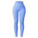Leggings da yoga senza cuciture a vita alta per donna - Contenitivi, sollevano i glutei, ad asciugatura rapida, elastici, lunghezza 7/8, taglie multiple (S/M, L/XL)_voghion.com