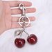 Schmuck Neue Harz Anhänger Ornamente Kirsche Schlüsselanhänger Legierung Gepäck Kirsche Anhänger Auto Schlüsselanhänger_voghion.com