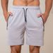 Zipper Pocket Sports Casual Shorts For Men, Summer Quick Drying Breathable Running Solid Color Beach Pants_voghion.com