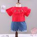 Kid's Clothing Girls Summer Clothes 2024 New Internet Celebrity Girls Children's Clothes Summer Short Sleeved Two Piece Suits Trendy Clothes_voghion.com