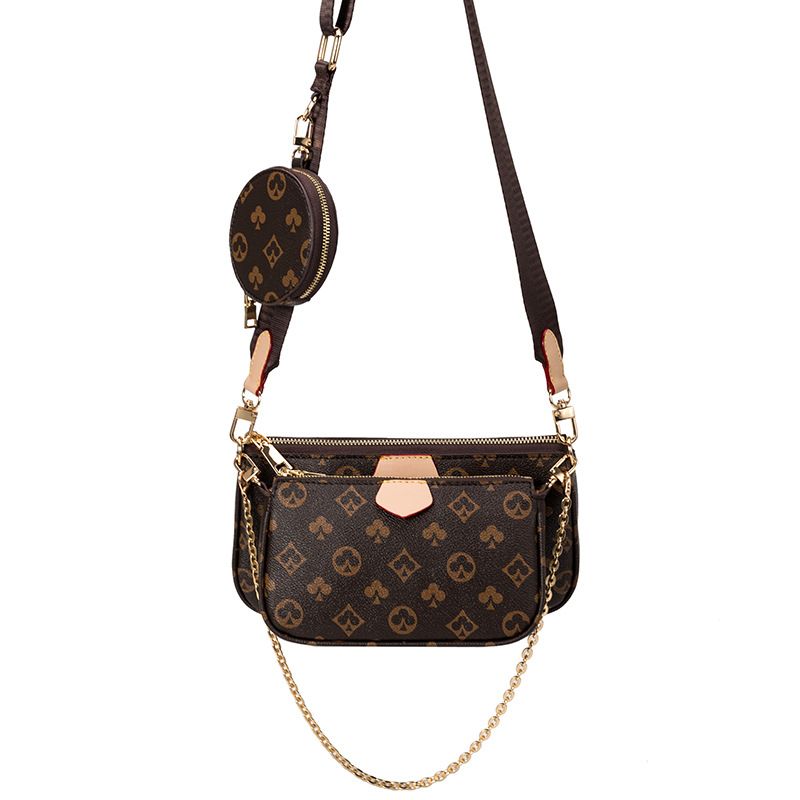 Borsa a tracolla da donna Borsa da donna alla moda Borsa da ascella 5 in 1 Borsa da mahjong Borsa a tracolla 3 in 1 per anziani Borsa a tracolla con catena_voghion.com