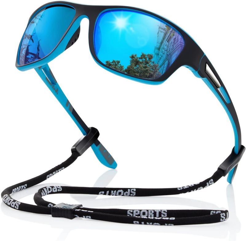Suoso polarized sports sunglasses men: UV400 protective glasses women: surrounding goggles suitable for driving and fishing_voghion.com
