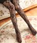 Sexy with flower hollow lace pantyhose and mesh socks_voghion.com