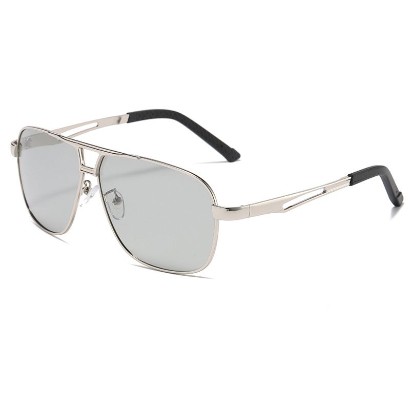 Lunettes de soleil de pêche pour hommes, résistantes aux UV, verres de conduite, double usage jour et nuit, polarisées, changement de couleur_voghion.com