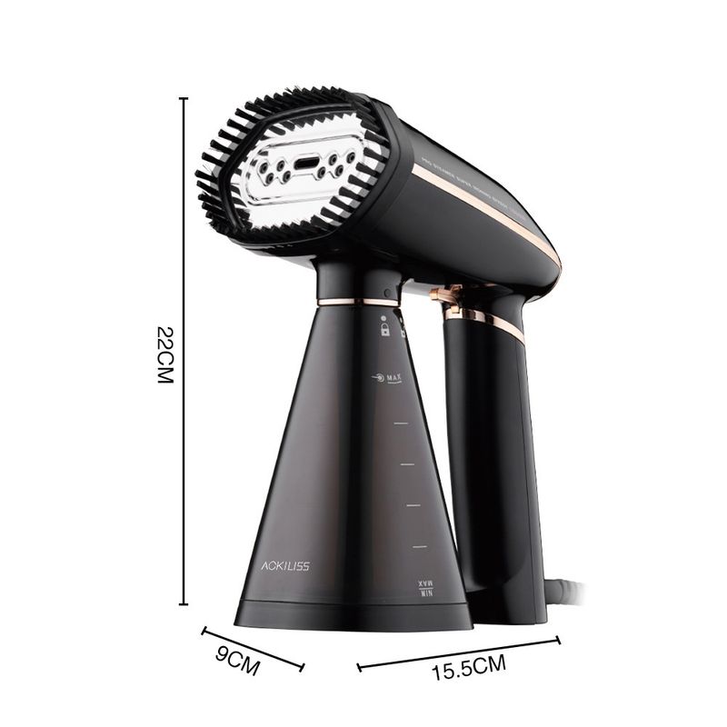 Foldable Handheld Steamer, Portable Vertical Iron For Travel, Home, Steam, Compact, EU/UK Plug_voghion.com