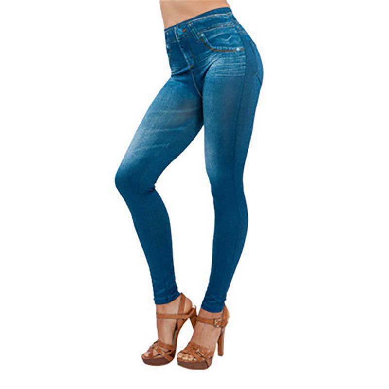 Îmbrăcăminte pentru femei Yoga TV Cumpărături Leggings din denim bodycon Pantaloni de yoga fără cusături Leggings_voghion.com