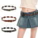 Unique Skirt American Y2K Rivet Women's Athena Ethnic Style Western Cowboy Belt_voghion.com
