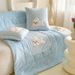 Rabbit Pillow Dual-Use Thickened Milk Velvet Nap Blanket & Cushion Two-in-One_voghion.com