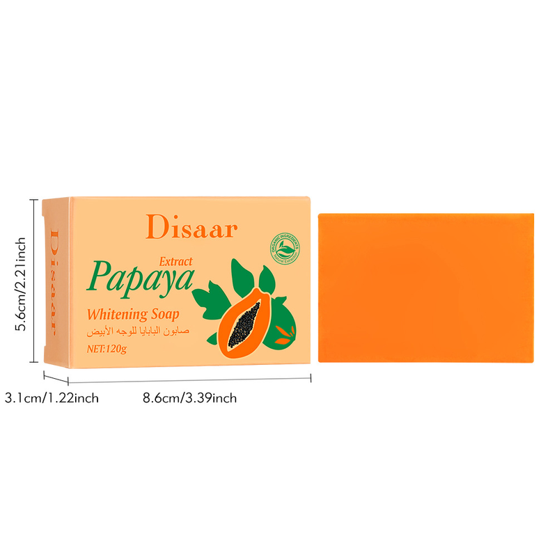Disaar moisturizes the skin, preventing dryness and cracking. Hydrating papaya soap_voghion.com