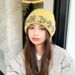 Snowflake Jacquard Loose Hat For Students, Big Head Circumference, Face Slimming, Warm Winter Hat, Knitted Cap_voghion.com