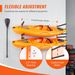 VEVOR Wall Kayak Storage Rack, 4-Capacity Wall Mounted Kayak Holders For Kayak Canoe Paddle Board, Kayak Storage Hooks With Adjustable Padded Arms, 400 LBS Load Kayak Hanger For Indoor Outdoor Garage_voghion.com