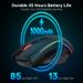 Redragon M810 Pro Wireless Gaming Mouse, 10000 DPI Wired Gamer W/ Rapid Fire Key, 8 Ro Buttons, Black/White Mouse_voghion.com