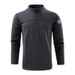 Men's & Women's Thermal Long Sleeve T-Shirt – Fleece-Lined Winter Base Layer, Stretchable & Breathable For Workwear & Activewear_voghion.com