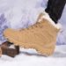 Men's Plus Size 2025 Fall/Winter New Snow Boots, Thickened Warm Cotton-Lined Shoes, Low-Top Boots._voghion.com