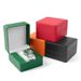 Uhrenbox aus Leder mit runden Ecken, Aufbewahrungsbox für Uhren, Advanced Sense, Verpackungsbox für Uhren, grüne Uhrenbox, Uhrenbox_voghion.com