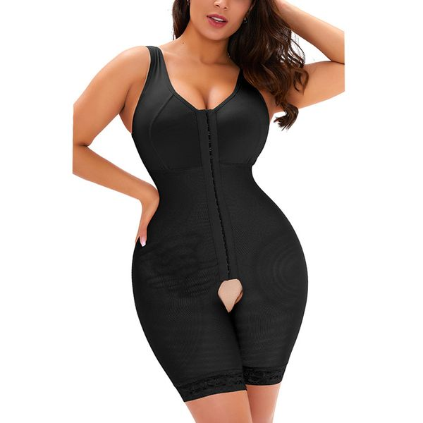 Waist Tummy Shaper Women's Colombian Girdle Modeling Belt 3 Breast Fas Bra Shaper Lace Slimming Shorts Bodyshaper Home_voghion.com