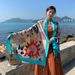 2024 Summer Seaside Vacation Travel Photography Multi functional Long Shawl Sunscreen and Sunshade Beach Towel Silk_voghion.com