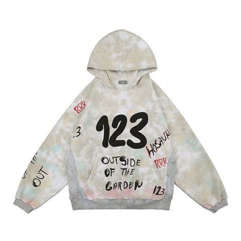 2025 Spring Autumn New Style Hot Sale Personalized Painted Men's And Women's Hoodies 3D Printed Graffiti_voghion.com