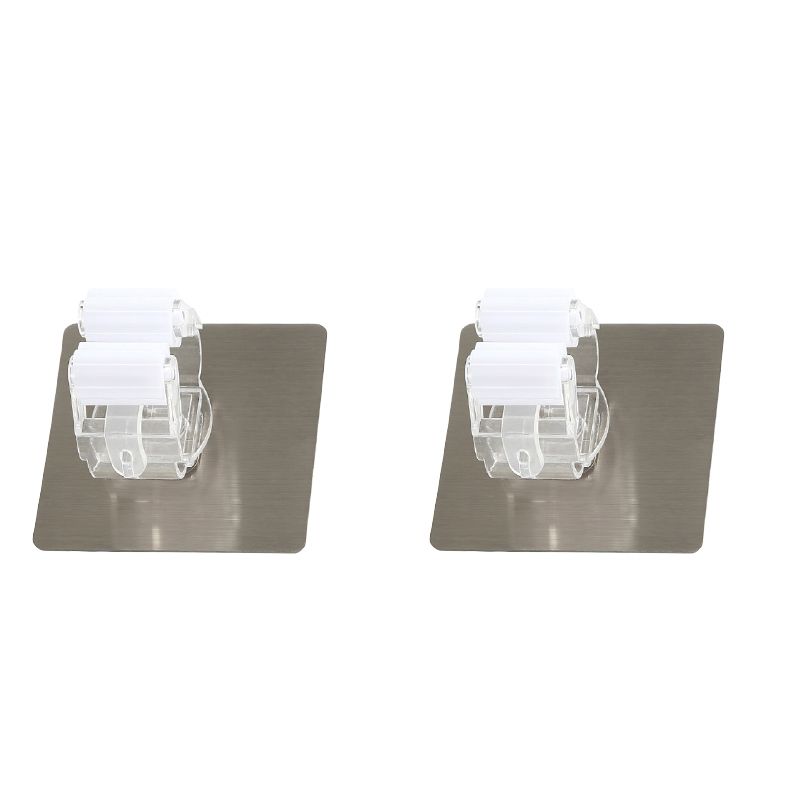 2/4 stücke Langlebig Starken Klebstoff Wand Montiert Multi-Zweck Haken Küche Bad Mopp Pinsel Besen Aufhänger Halter Rack Organizer_voghion.com